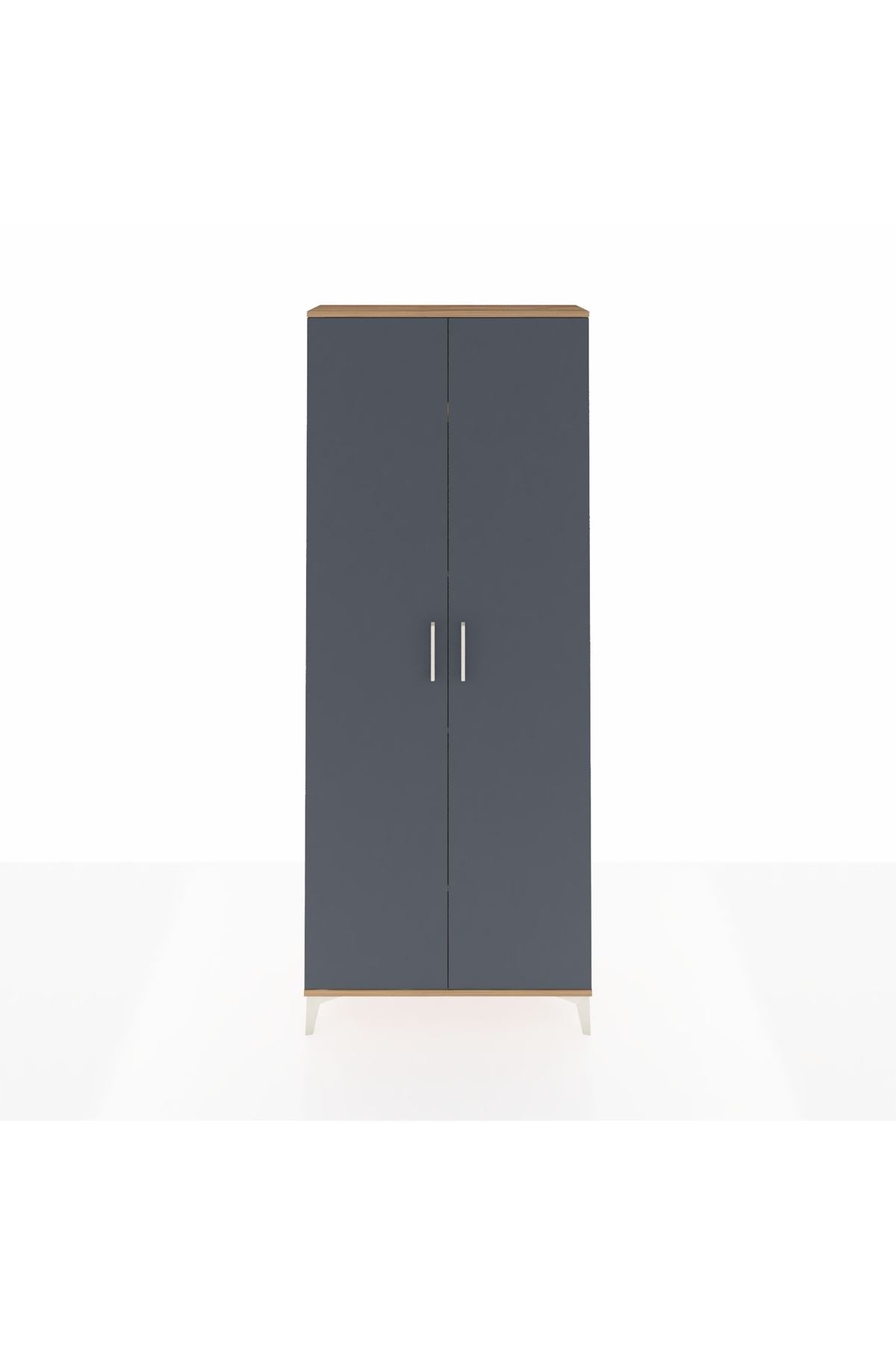 Arges Dolap 4 Raflı 2 Kapaklı 88x30x221 - S30M002V8A