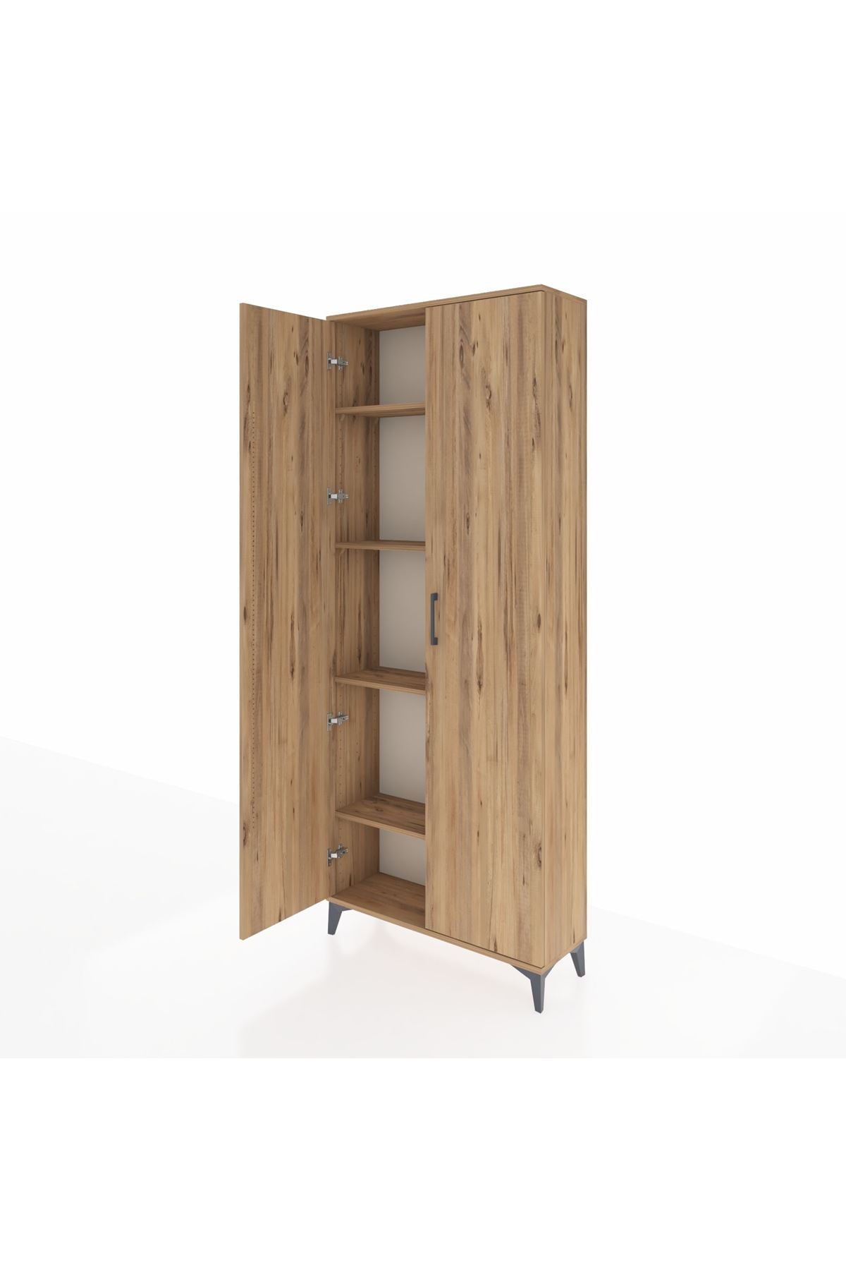 Arges Dolap 4 Raflı 2 Kapaklı 88x30x221 - S30M002V9A