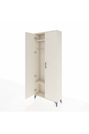 Arges Dolap 2 Raflı 2 Kapaklı Tek Askılı 88x30x221 - S30M003V1A