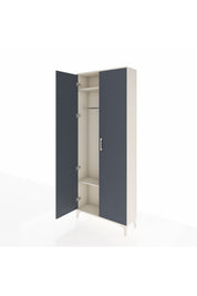 Arges Dolap 2 Raflı 2 Kapaklı Tek Askılı 88x30x221 - S30M003V2A