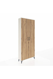 Arges Dolap 2 Raflı 2 Kapaklı Tek Askılı 88x30x221 - S30M003V3A