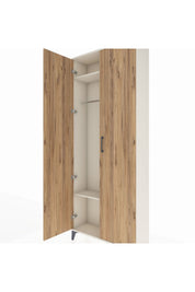 Arges Dolap 2 Raflı 2 Kapaklı Tek Askılı 88x30x221 - S30M003V3A