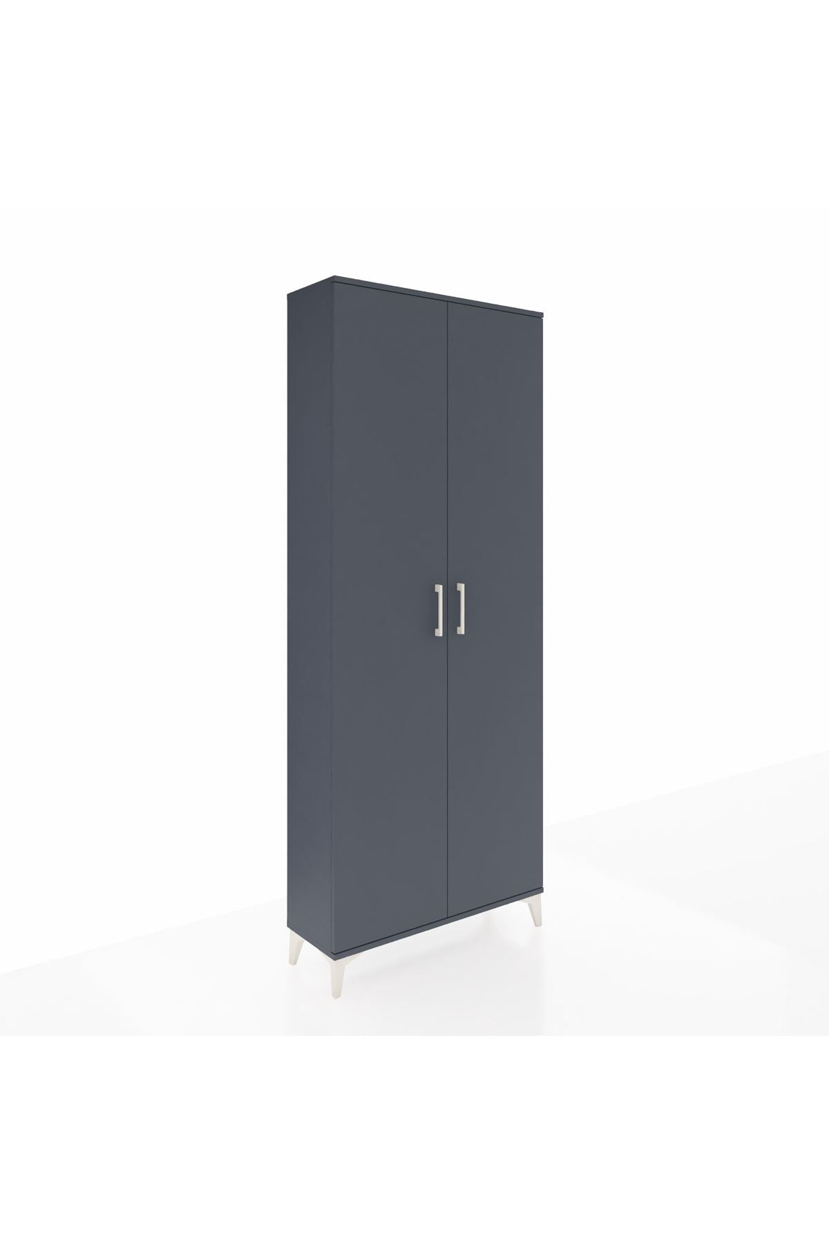 Arges Dolap 2 Raflı 2 Kapaklı Tek Askılı 88x30x221 - S30M003V5A