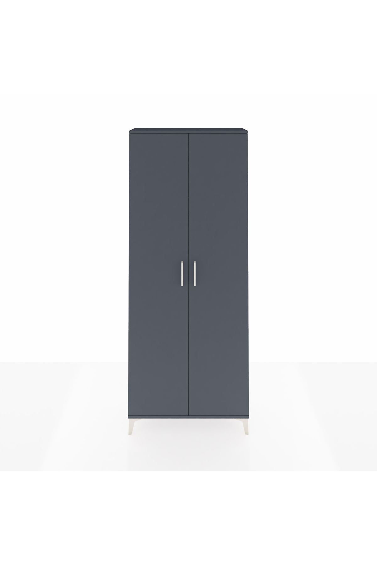 Arges Dolap 2 Raflı 2 Kapaklı Tek Askılı 88x30x221 - S30M003V5A