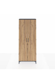 Arges Dolap 2 Raflı 2 Kapaklı Tek Askılı 88x30x221 - S30M003V6A