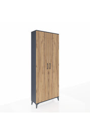 Arges Dolap 2 Raflı 2 Kapaklı Tek Askılı 88x30x221 - S30M003V6A