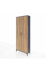 Arges Dolap 2 Raflı 2 Kapaklı Tek Askılı 88x30x221 - S30M003V6A