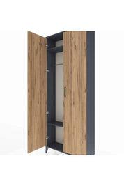 Arges Dolap 2 Raflı 2 Kapaklı Tek Askılı 88x30x221 - S30M003V6A
