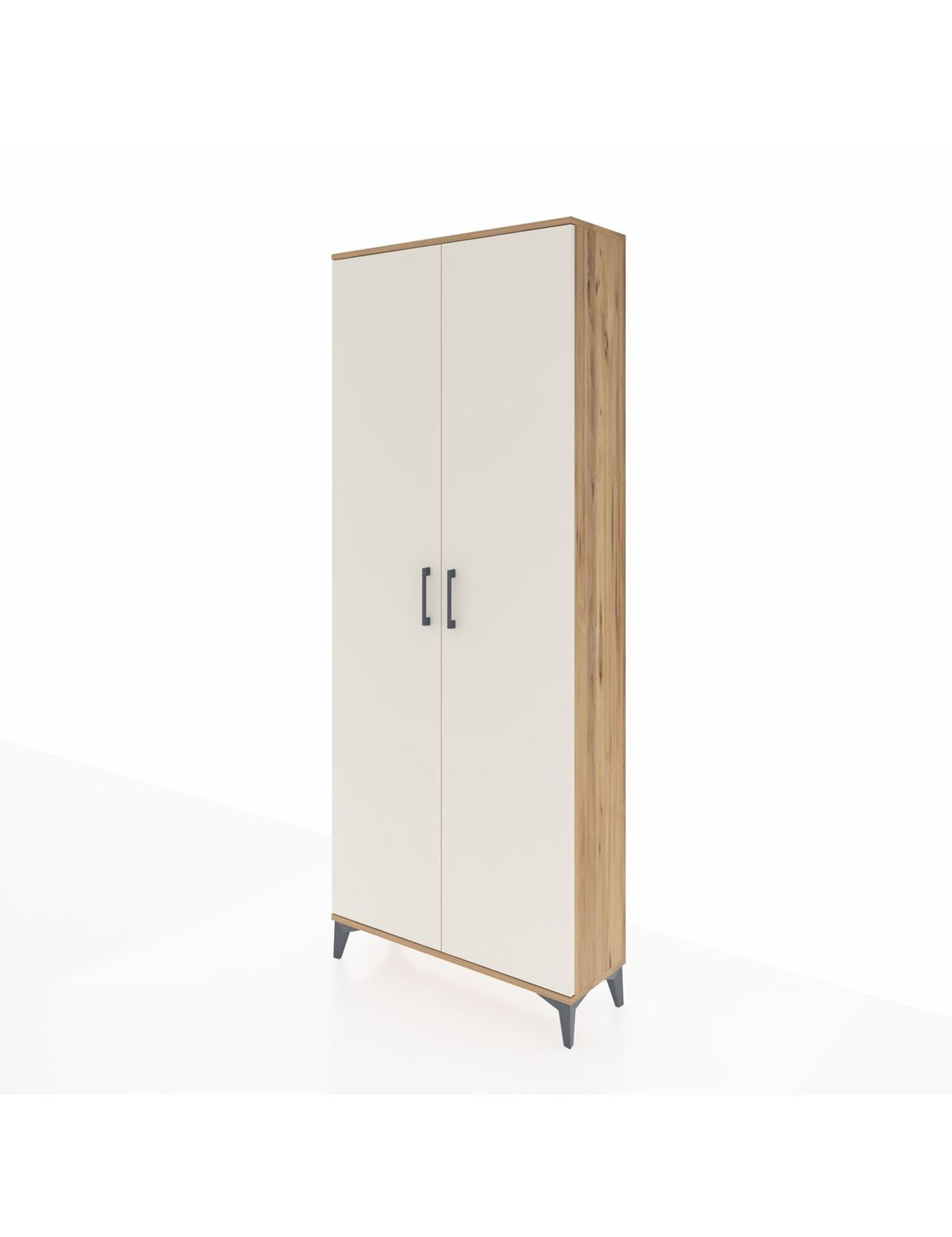 Arges Dolap 2 Raflı 2 Kapaklı Tek Askılı 88x30x221 - S30M003V7A