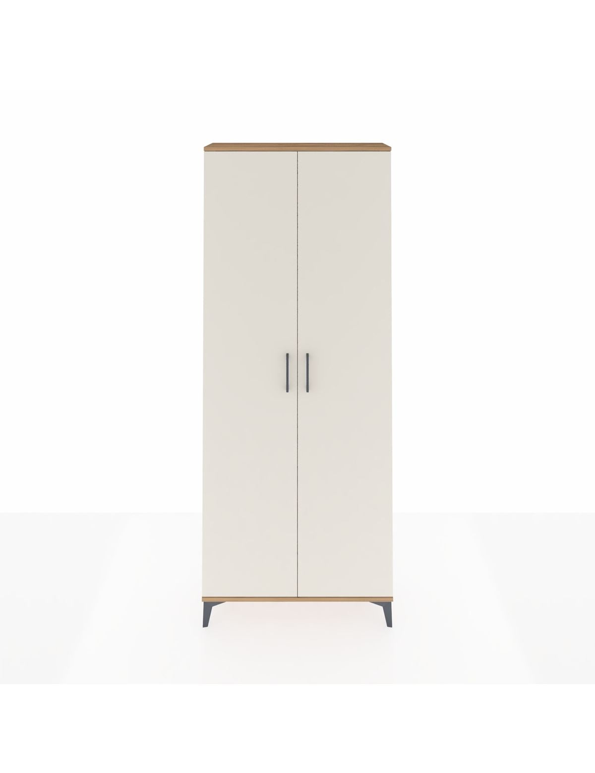 Arges Dolap 2 Raflı 2 Kapaklı Tek Askılı 88x30x221 - S30M003V7A