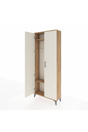 Arges Dolap 2 Raflı 2 Kapaklı Tek Askılı 88x30x221 - S30M003V7A