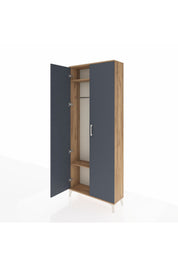 Arges Dolap 2 Raflı 2 Kapaklı Tek Askılı 88x30x221 - S30M003V8A