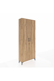 Arges Dolap 2 Raflı 2 Kapaklı Tek Askılı 88x30x221 - S30M003V9A