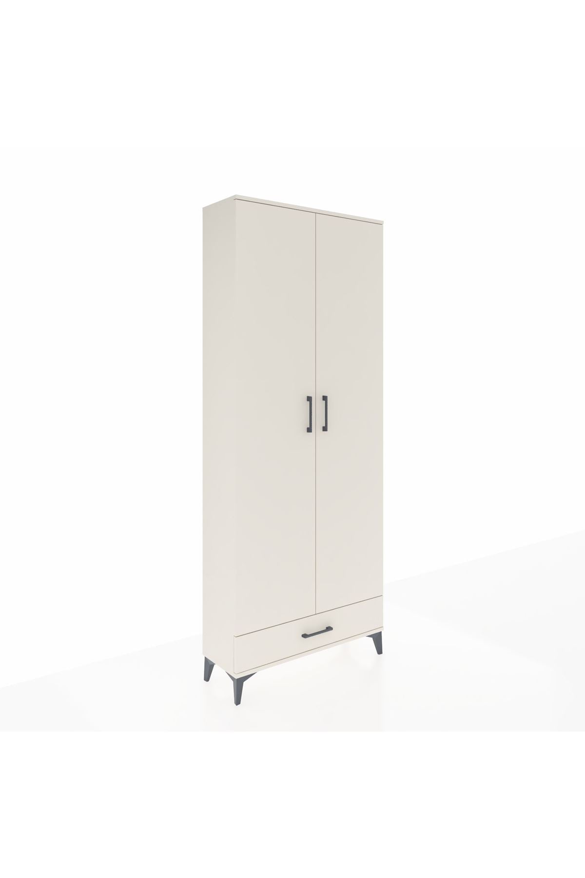 Arges Dolap 3 Raflı Tek Çekmeceli Tek Askılı 88x30x221 - S30M004V1A