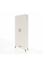 Arges Dolap 3 Raflı Tek Çekmeceli Tek Askılı 88x30x221 - S30M004V1A