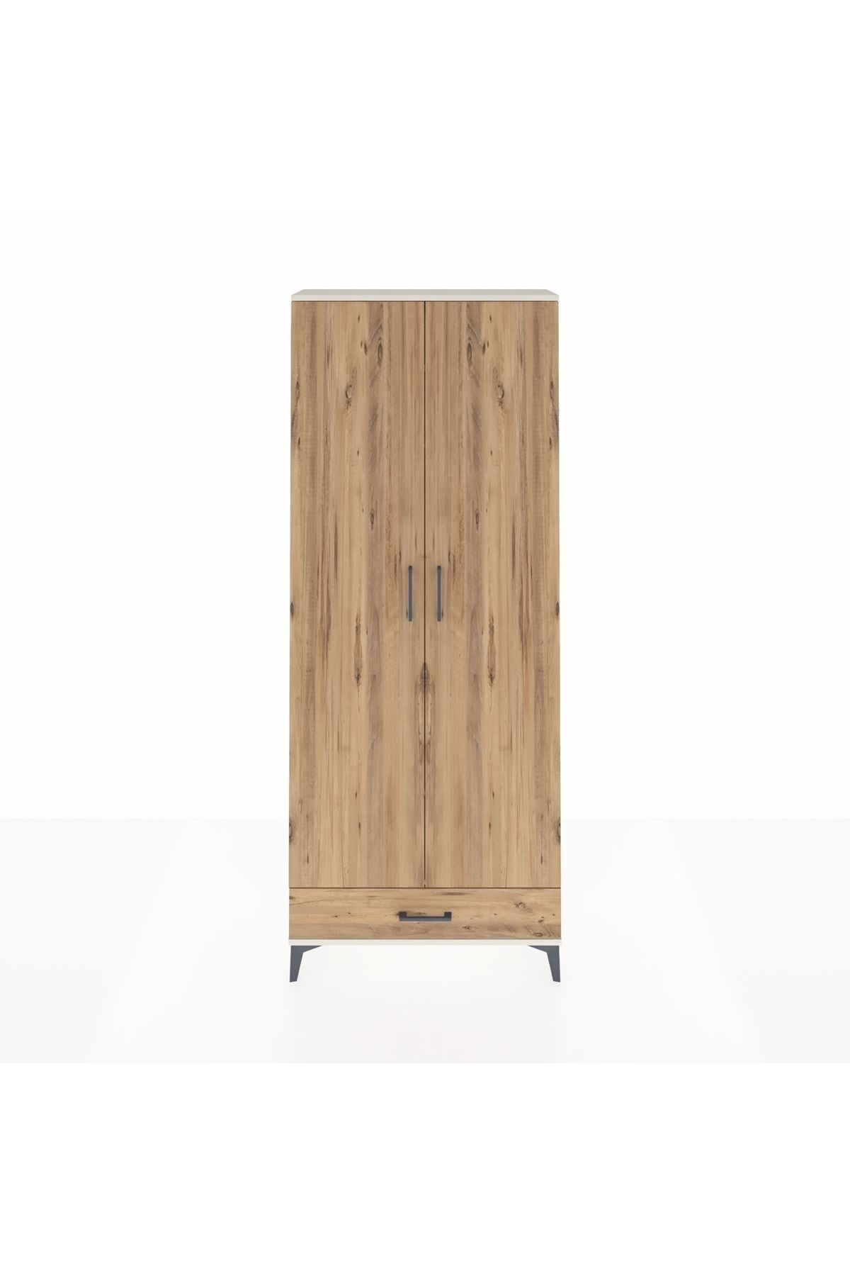 Arges Dolap 3 Raflı Tek Çekmeceli Tek Askılı 88x30x221 - S30M004V3A