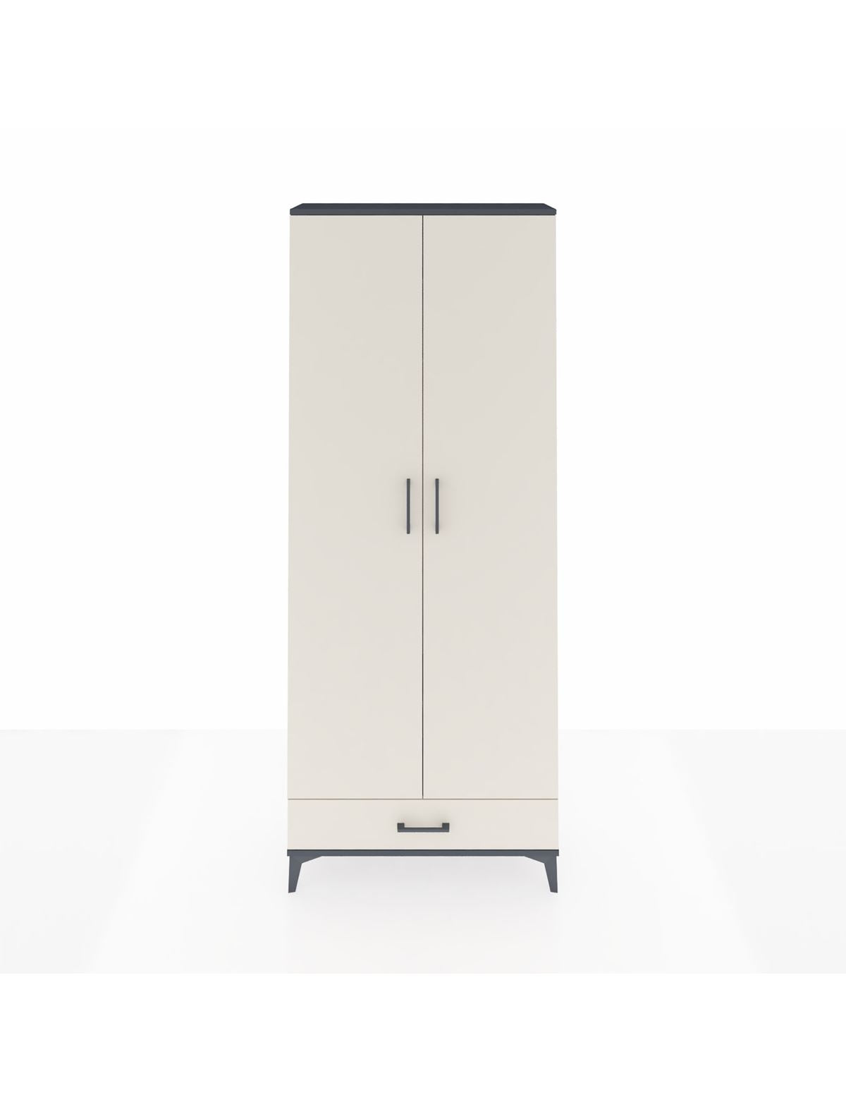 Arges Dolap 3 Raflı Tek Çekmeceli Tek Askılı 88x30x221 - S30M004V4A