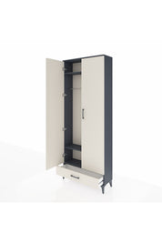 Arges Dolap 3 Raflı Tek Çekmeceli Tek Askılı 88x30x221 - S30M004V4A