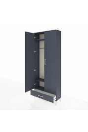 Arges Dolap 3 Raflı Tek Çekmeceli Tek Askılı 88x30x221 - S30M004V5A