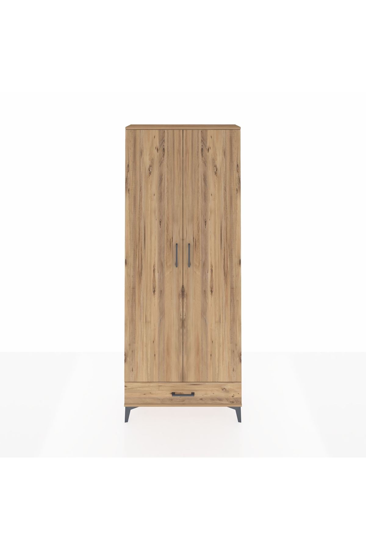 Arges Dolap 3 Raflı Tek Çekmeceli Tek Askılı 88x30x221 - S30M004V9A