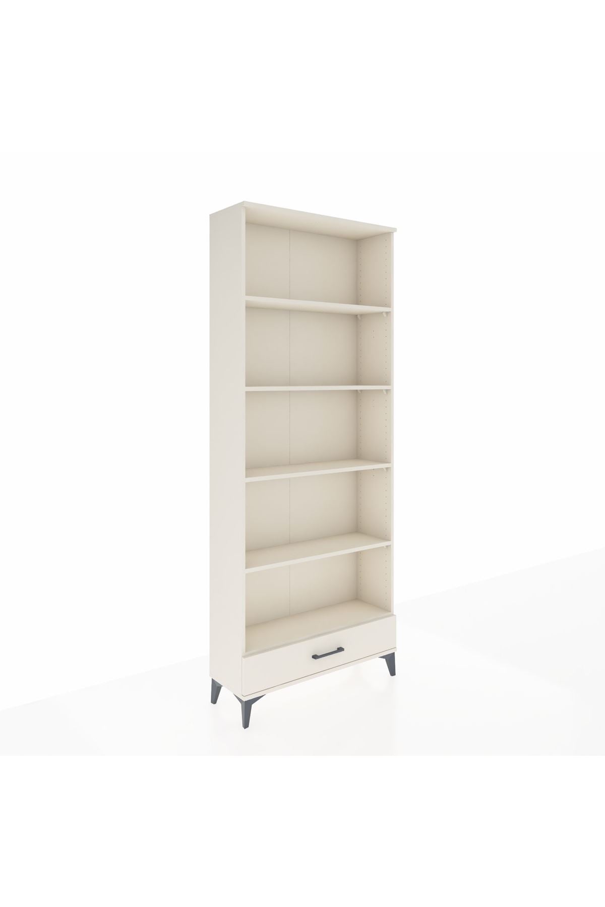 Arges Dolap 5 Raflı Tek Çekmeceli 88x30x221 - S30M005V1A