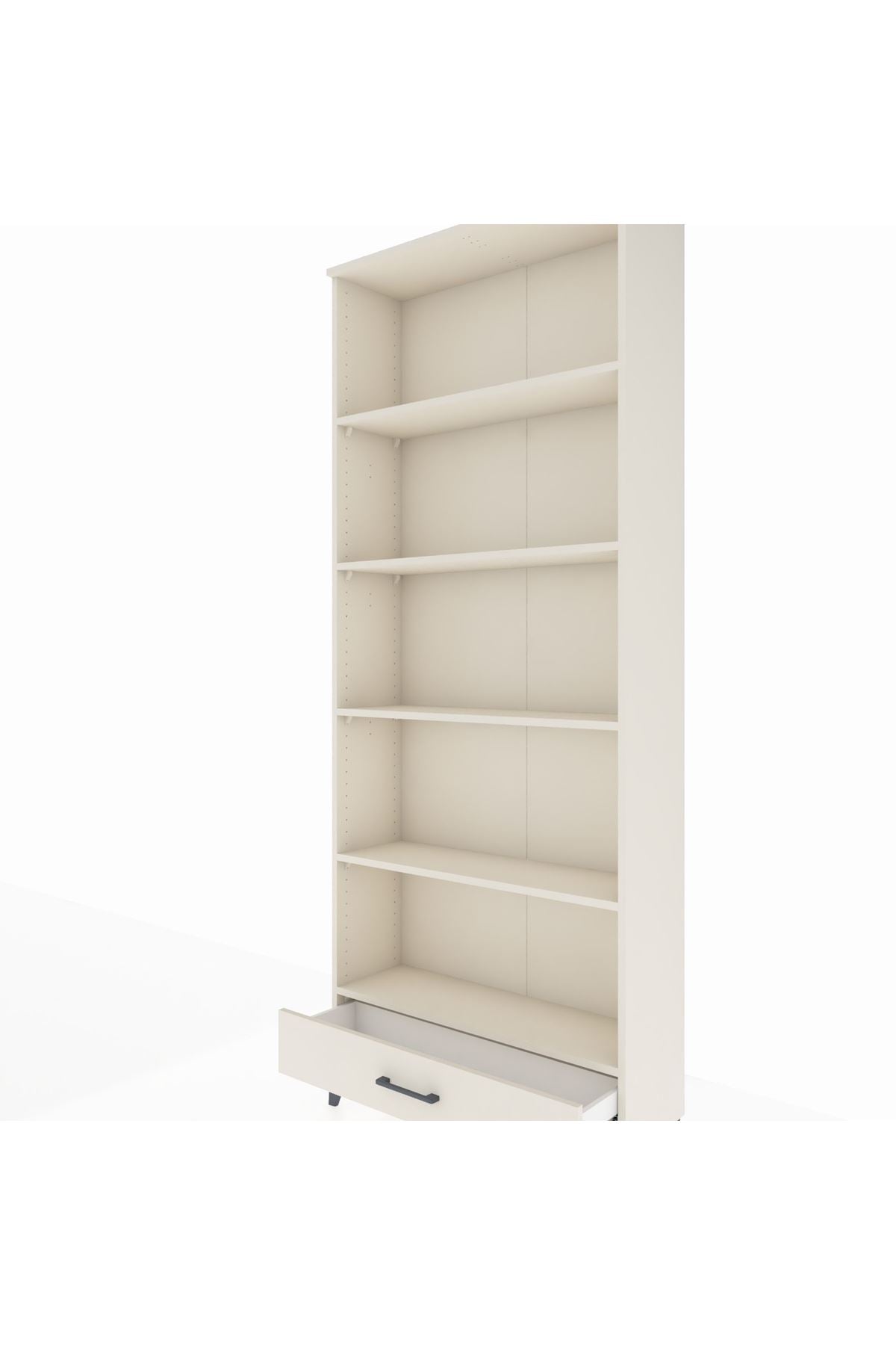 Arges Dolap 5 Raflı Tek Çekmeceli 88x30x221 - S30M005V1A