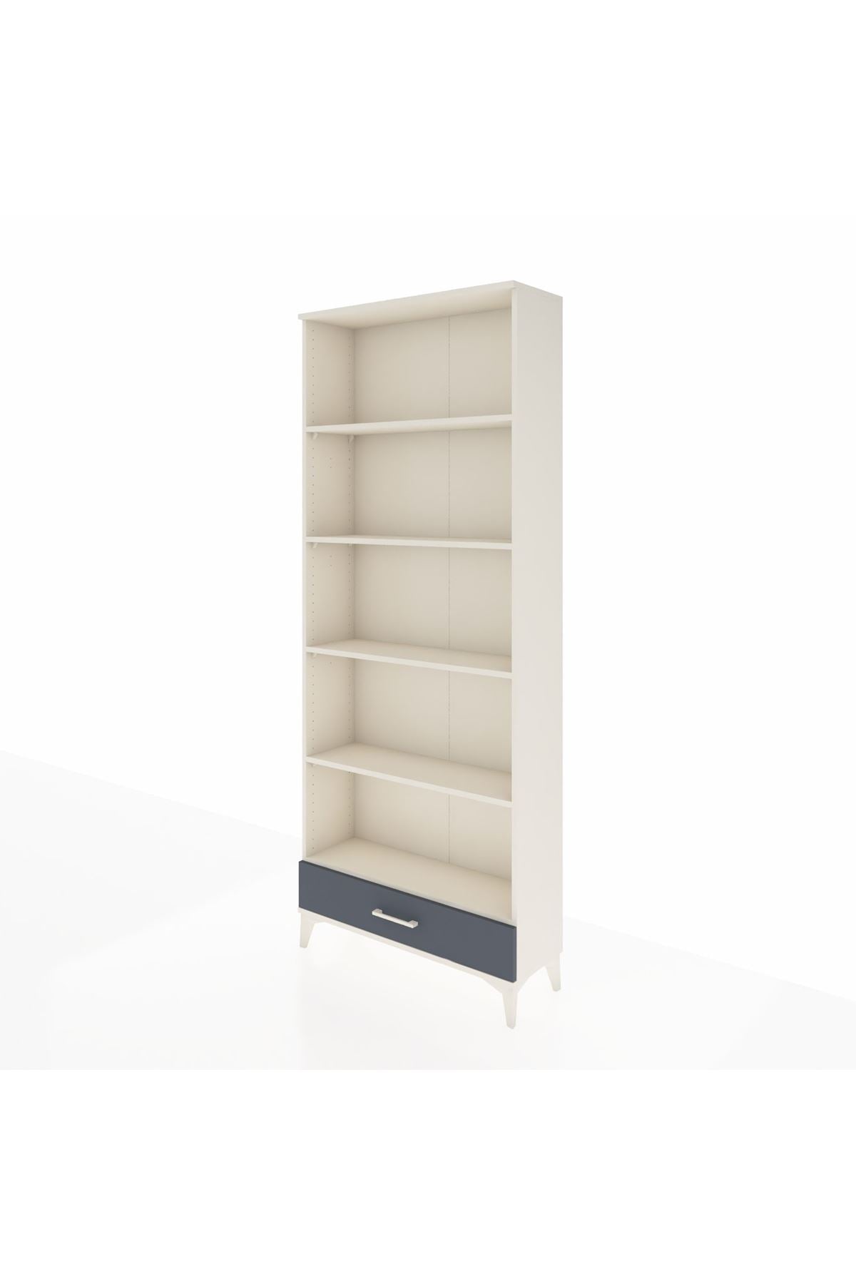 Arges Dolap 5 Raflı Tek Çekmeceli 88x30x221 - S30M005V2A