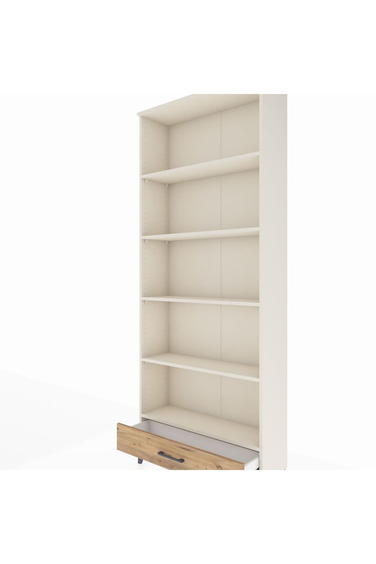 Arges Dolap 5 Raflı Tek Çekmeceli 88x30x221 - S30M005V3A