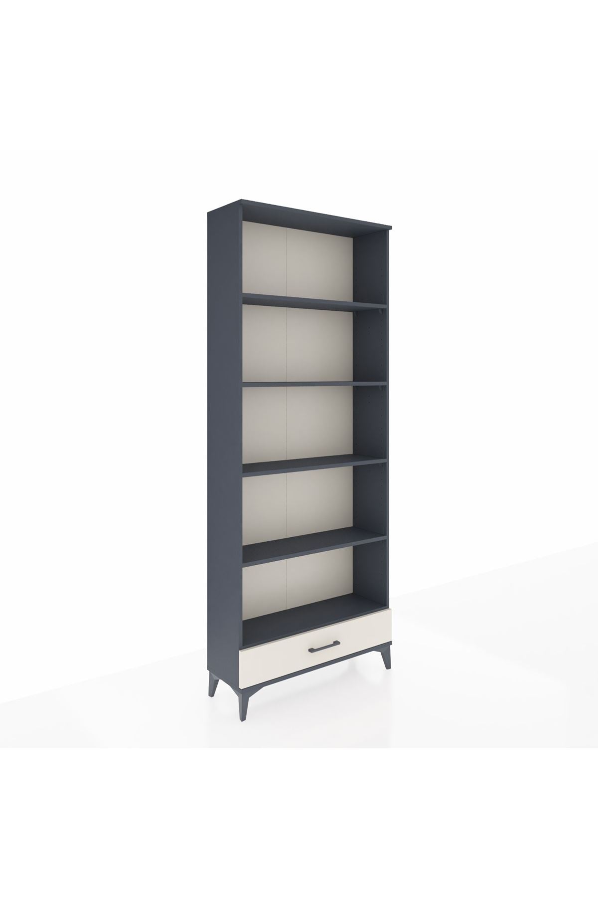 Arges Dolap 5 Raflı Tek Çekmeceli 88x30x221 - S30M005V4A