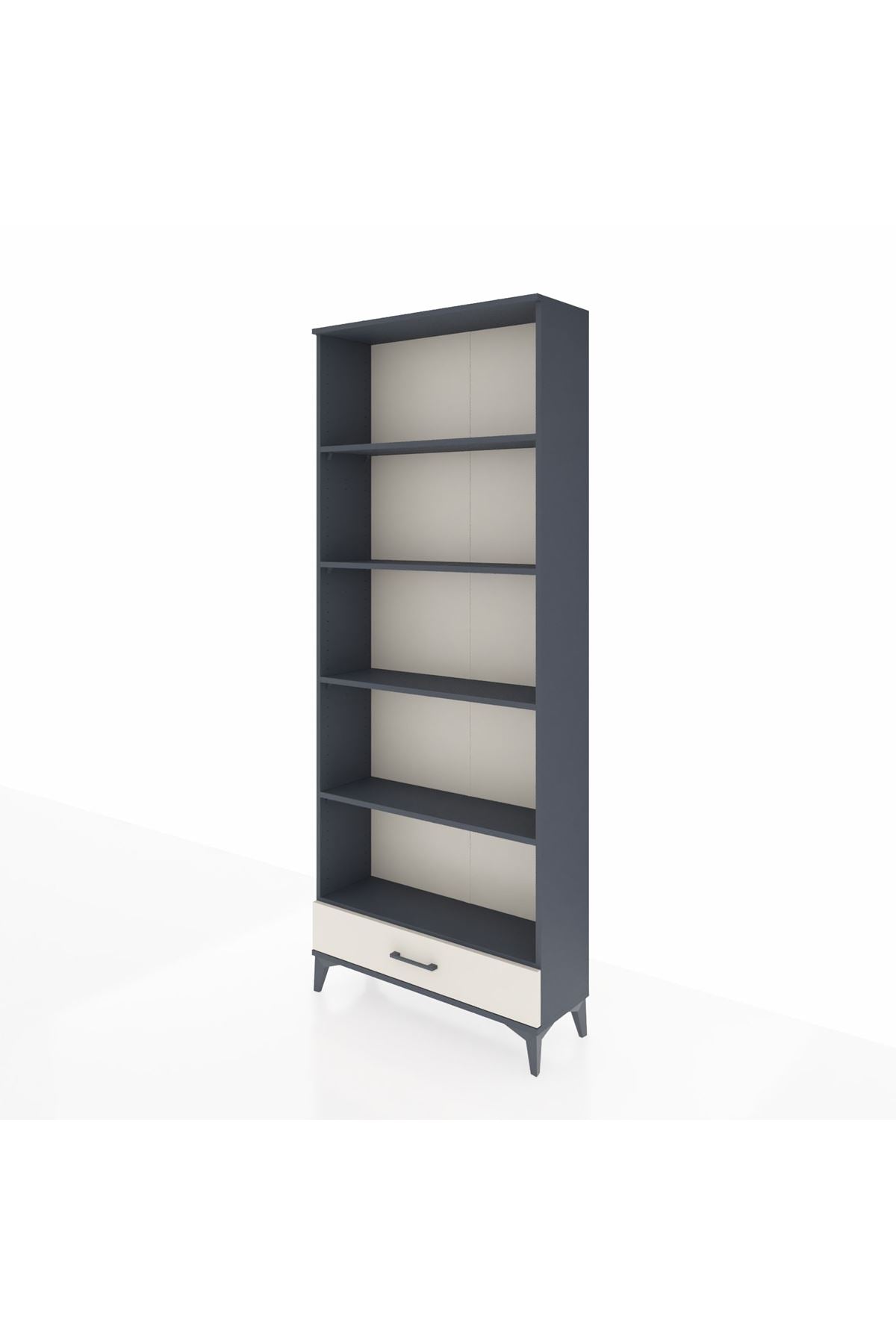 Arges Dolap 5 Raflı Tek Çekmeceli 88x30x221 - S30M005V4A