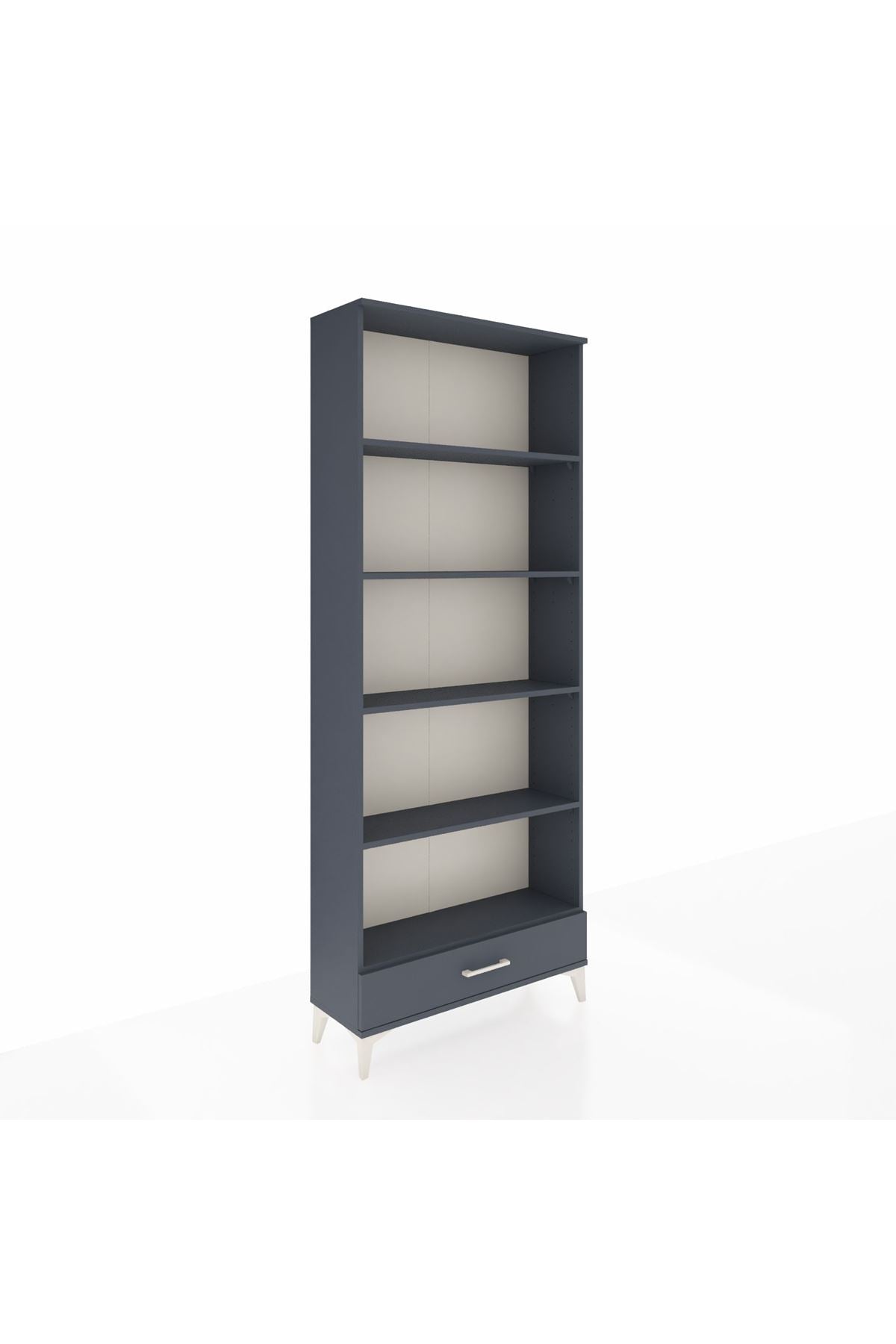 Arges Dolap 5 Raflı Tek Çekmeceli 88x30x221 - S30M005V5A