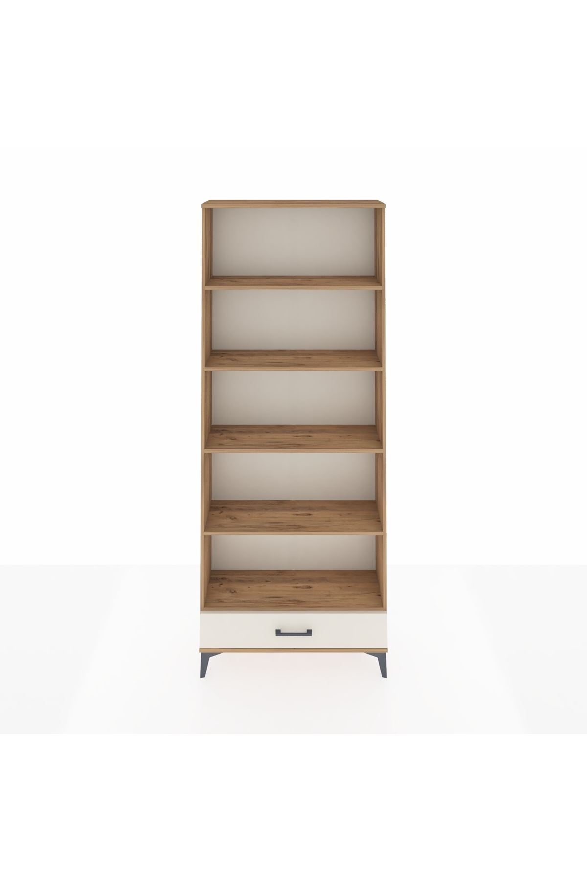 Arges Dolap 5 Raflı Tek Çekmeceli 88x30x221 - S30M005V7A