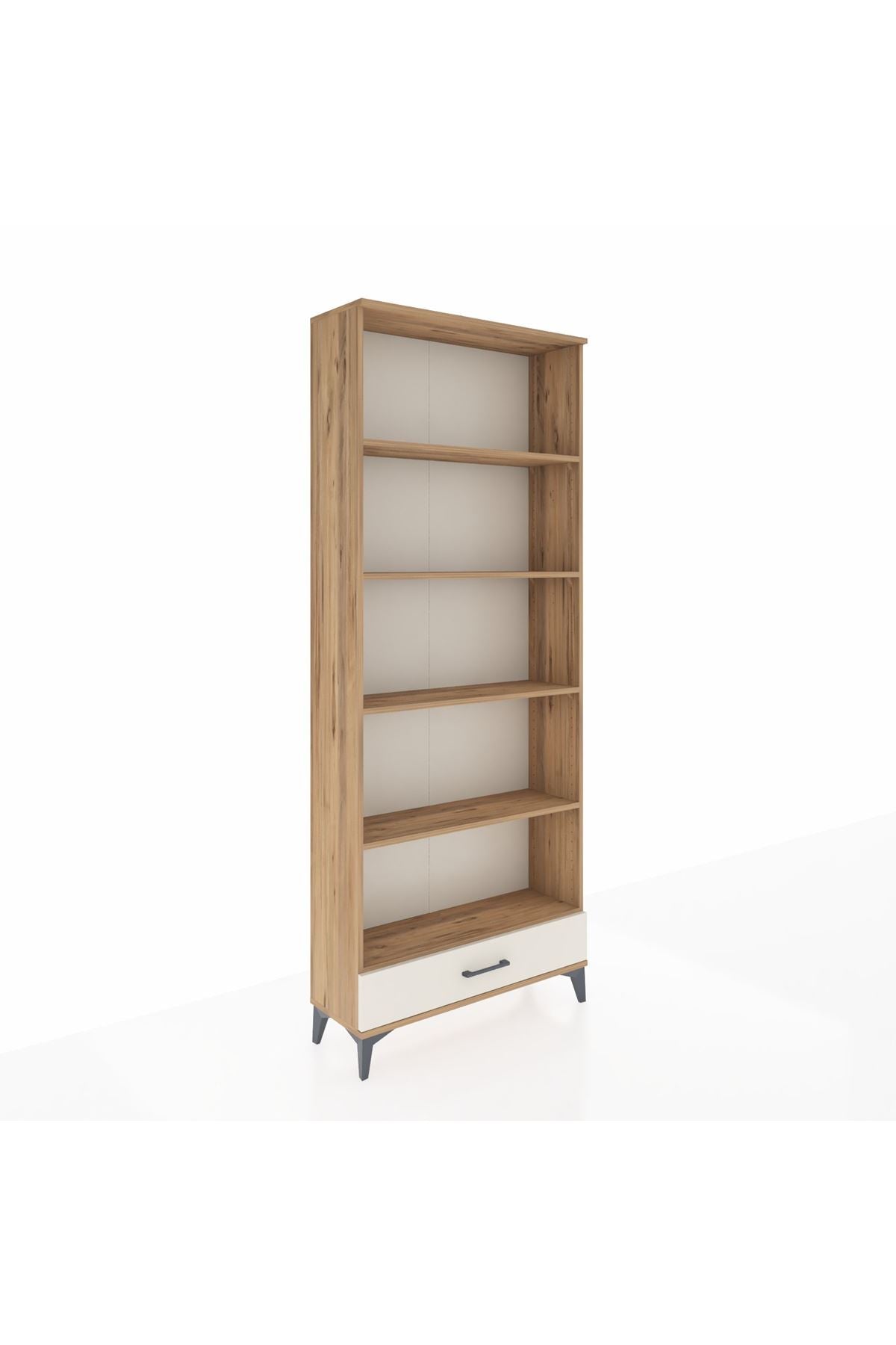 Arges Dolap 5 Raflı Tek Çekmeceli 88x30x221 - S30M005V7A