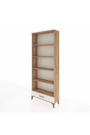 Arges Dolap 5 Raflı Tek Çekmeceli 88x30x221 - S30M005V7A