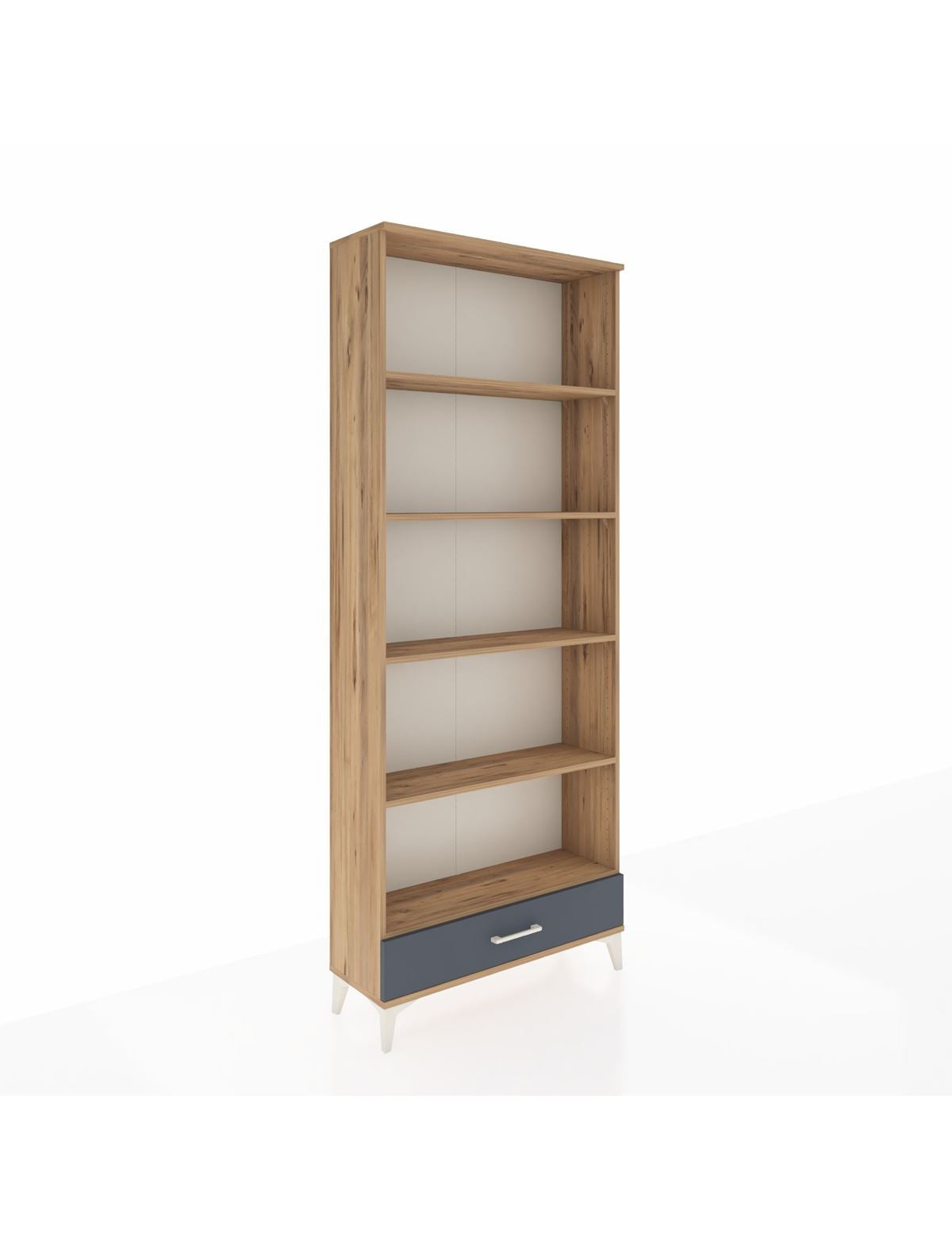 Arges Dolap 5 Raflı Tek Çekmeceli 88x30x221 - S30M005V8A