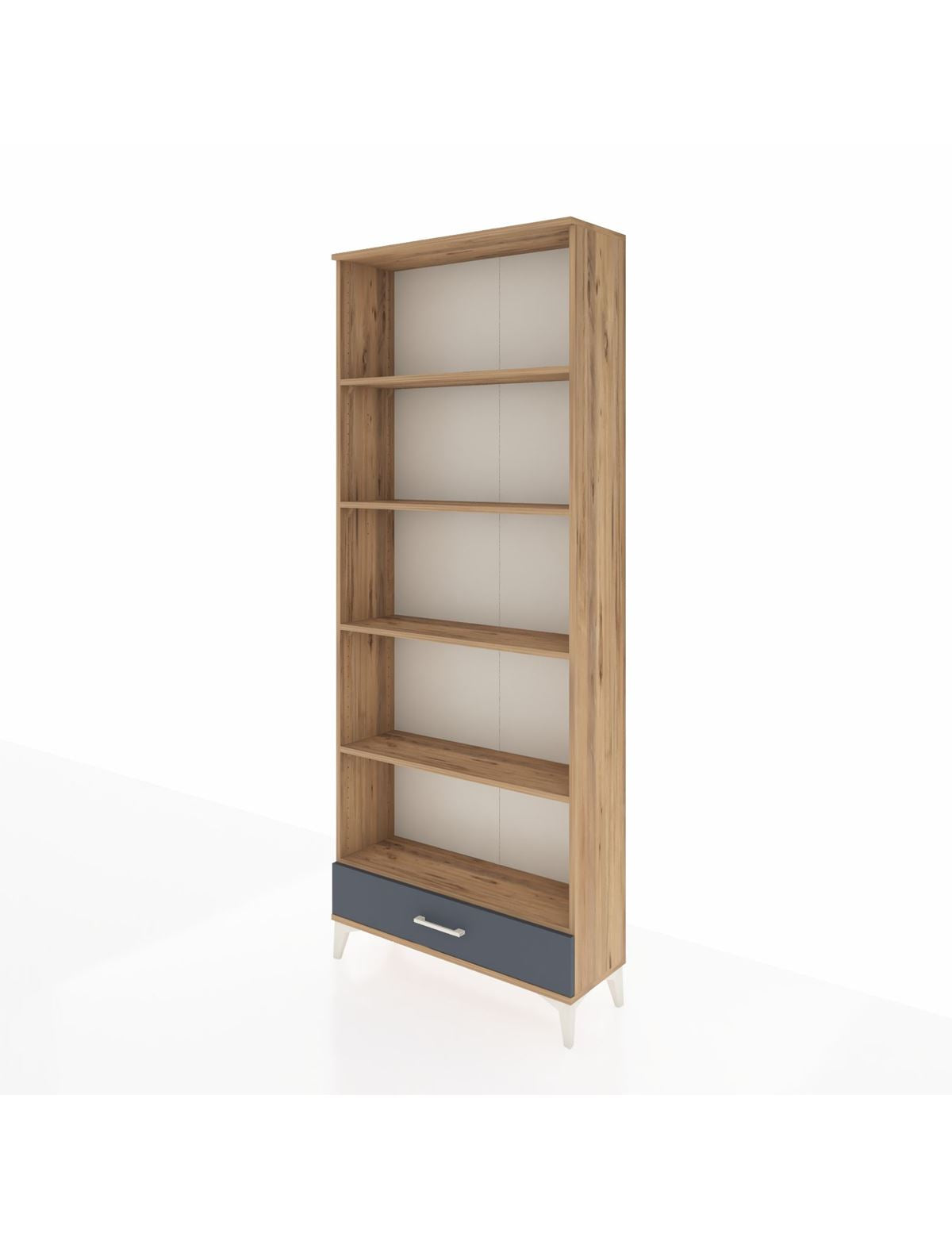 Arges Dolap 5 Raflı Tek Çekmeceli 88x30x221 - S30M005V8A