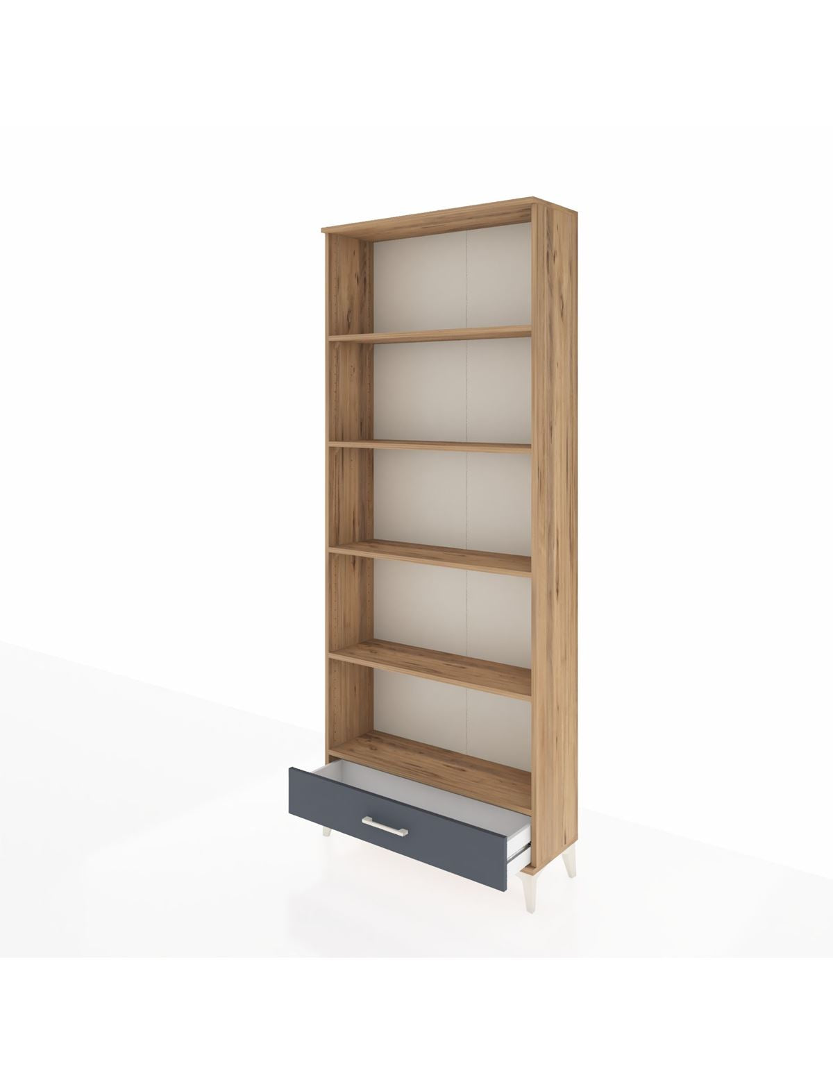 Arges Dolap 5 Raflı Tek Çekmeceli 88x30x221 - S30M005V8A