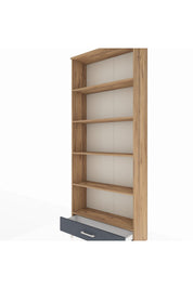 Arges Dolap 5 Raflı Tek Çekmeceli 88x30x221 - S30M005V8A