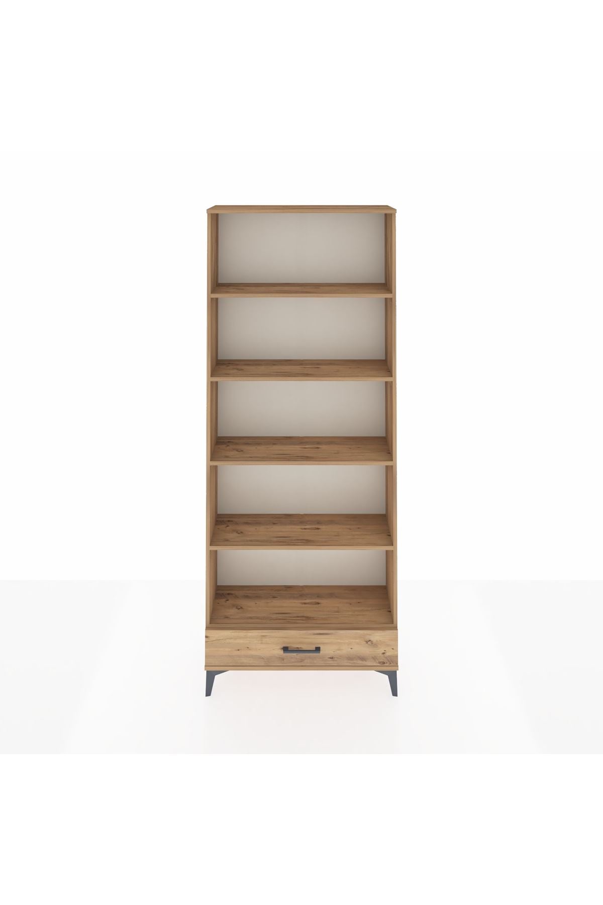 Arges Dolap 5 Raflı Tek Çekmeceli 88x30x221 - S30M005V9A
