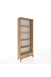 Arges Dolap 5 Raflı Tek Çekmeceli 88x30x221 - S30M005V9A