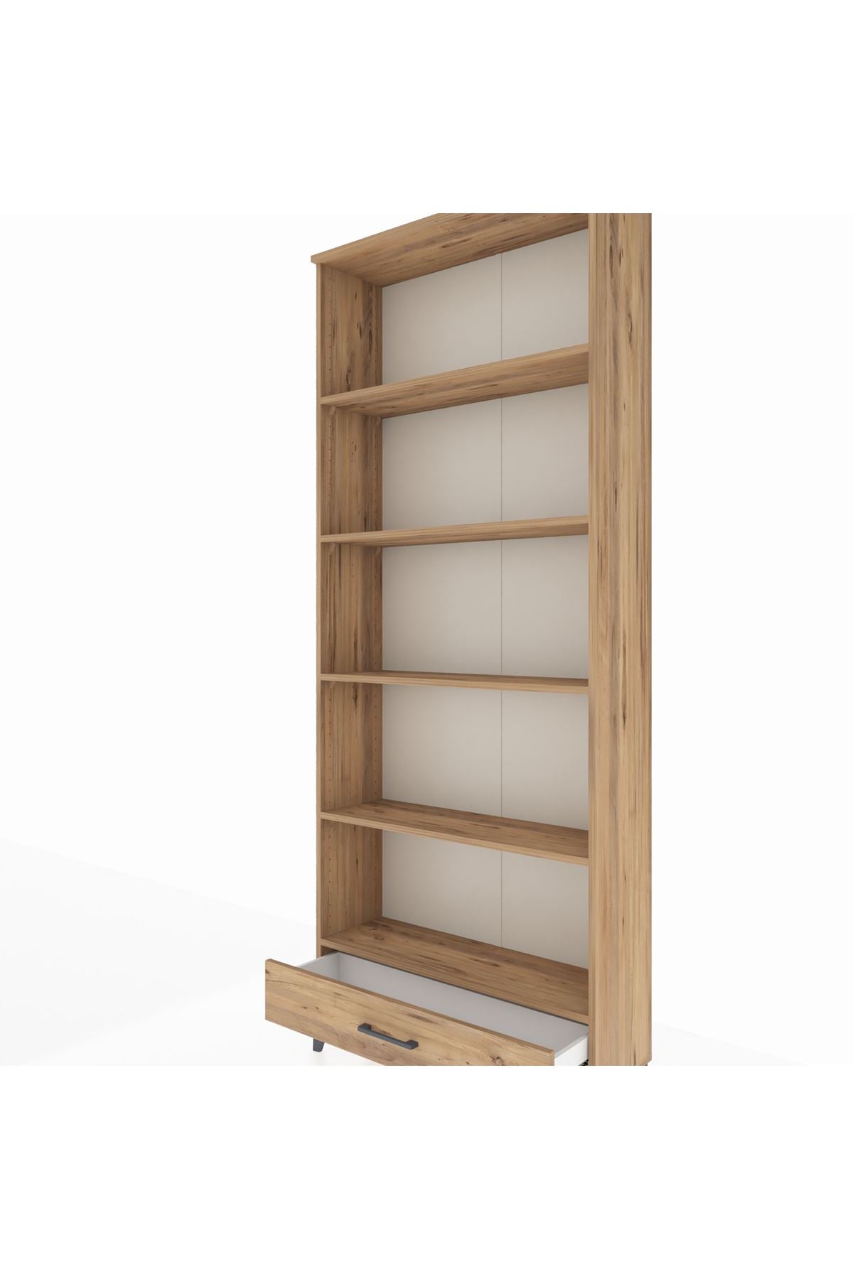 Arges Dolap 5 Raflı Tek Çekmeceli 88x30x221 - S30M005V9A