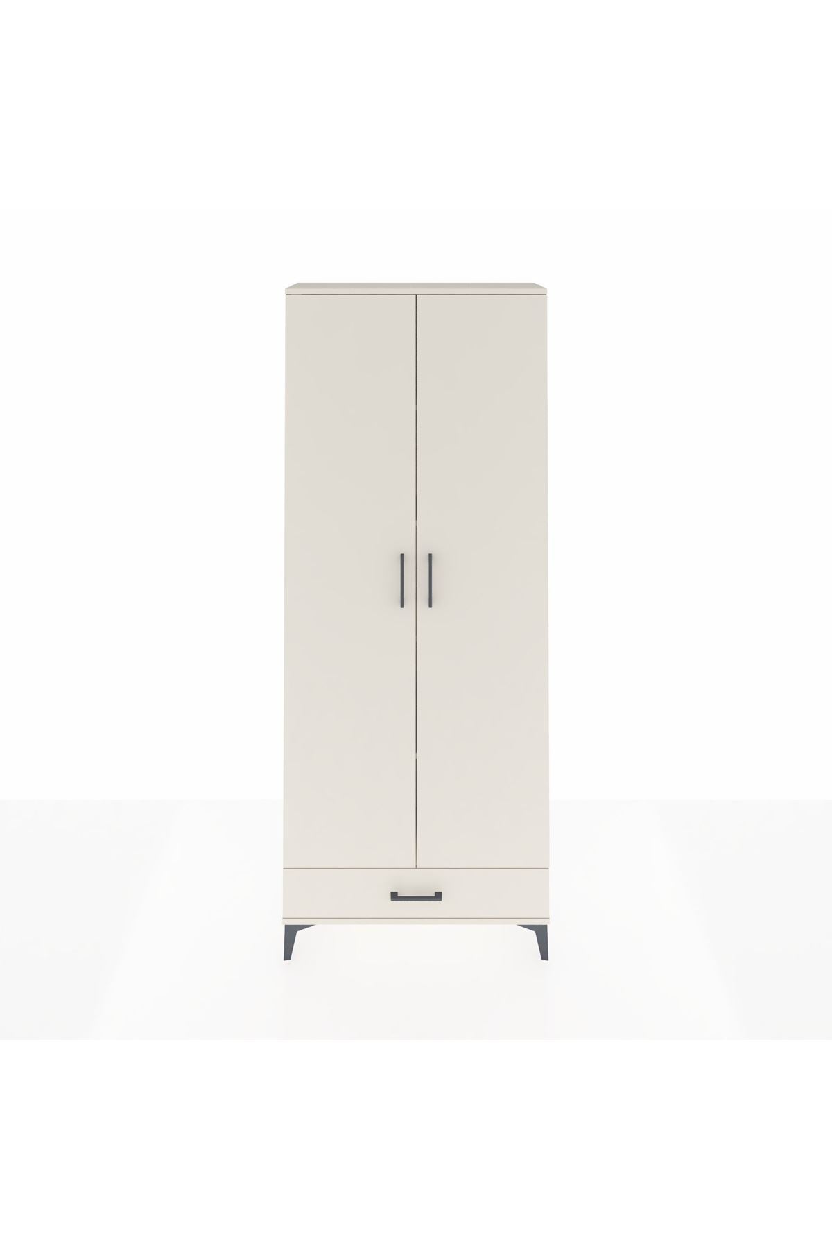 Arges Dolap 5 Raflı Tek Çekmeceli 2 Kapaklı 88x30x221 - S30M006V1A