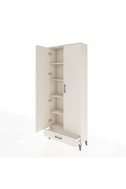 Arges Dolap 5 Raflı Tek Çekmeceli 2 Kapaklı 88x30x221 - S30M006V1A