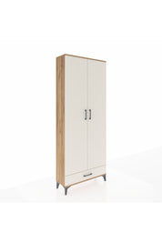 Arges Dolap 5 Raflı Tek Çekmeceli 2 Kapaklı 88x30x221 - S30M006V7A