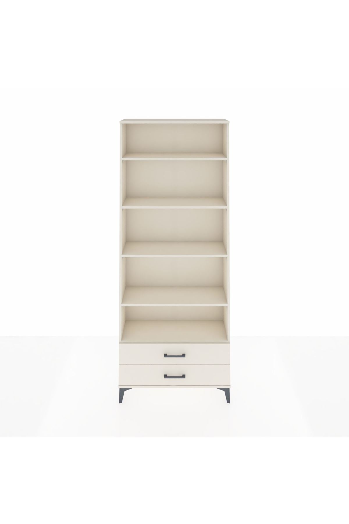Arges Dolap 5 Raflı 2 Çekmeceli 88x30x221 - S30M008V1A