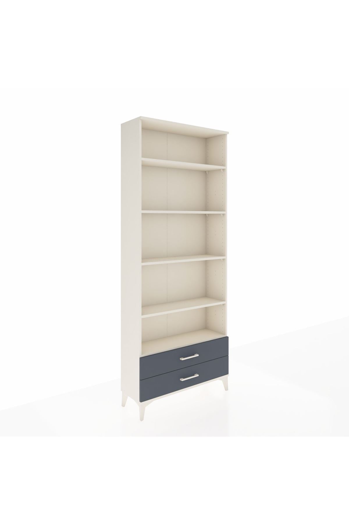 Arges Dolap 5 Raflı 2 Çekmeceli 88x30x221 - S30M008V2A