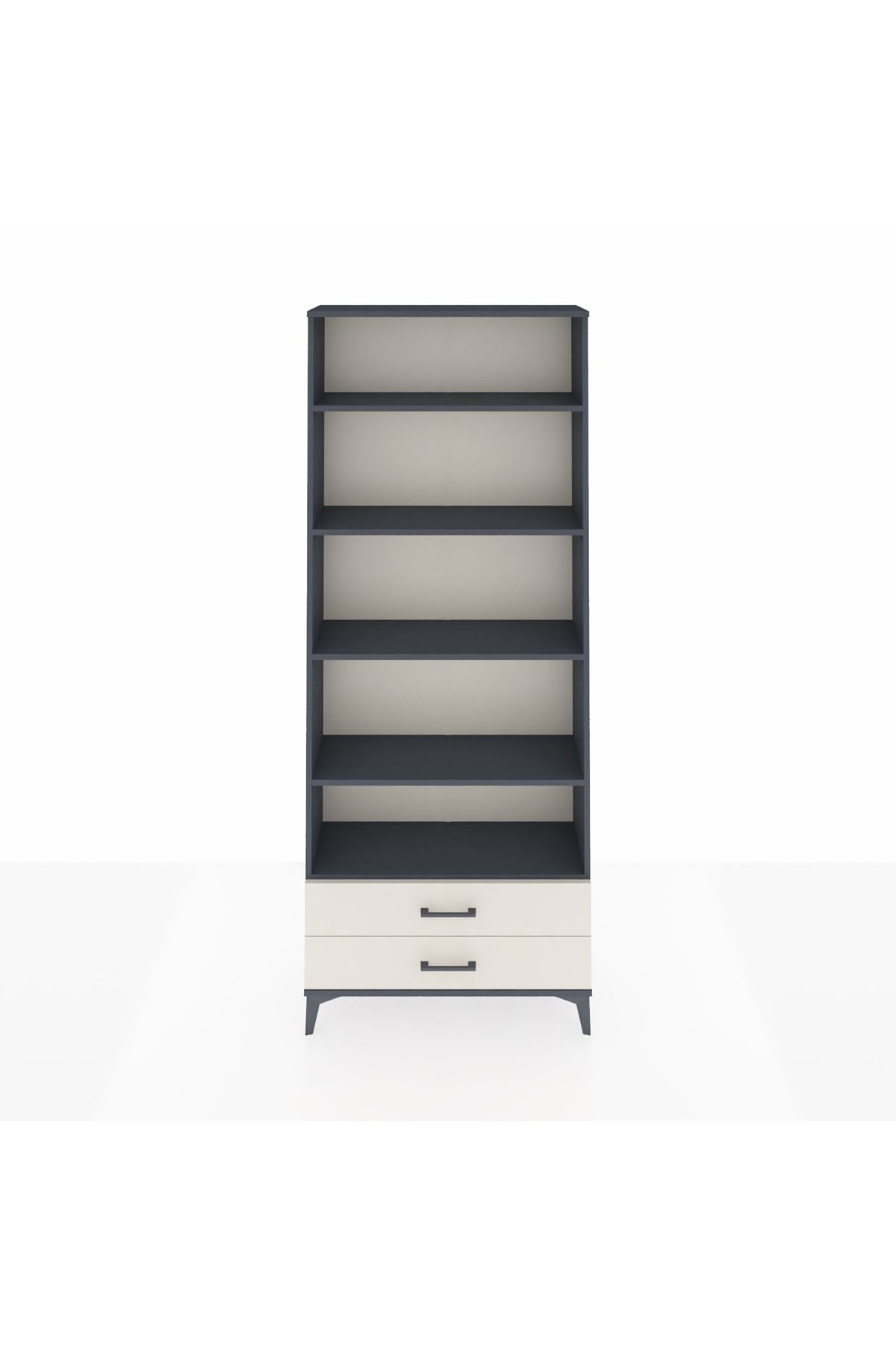 Arges Dolap 5 Raflı 2 Çekmeceli 88x30x221 - S30M008V4A