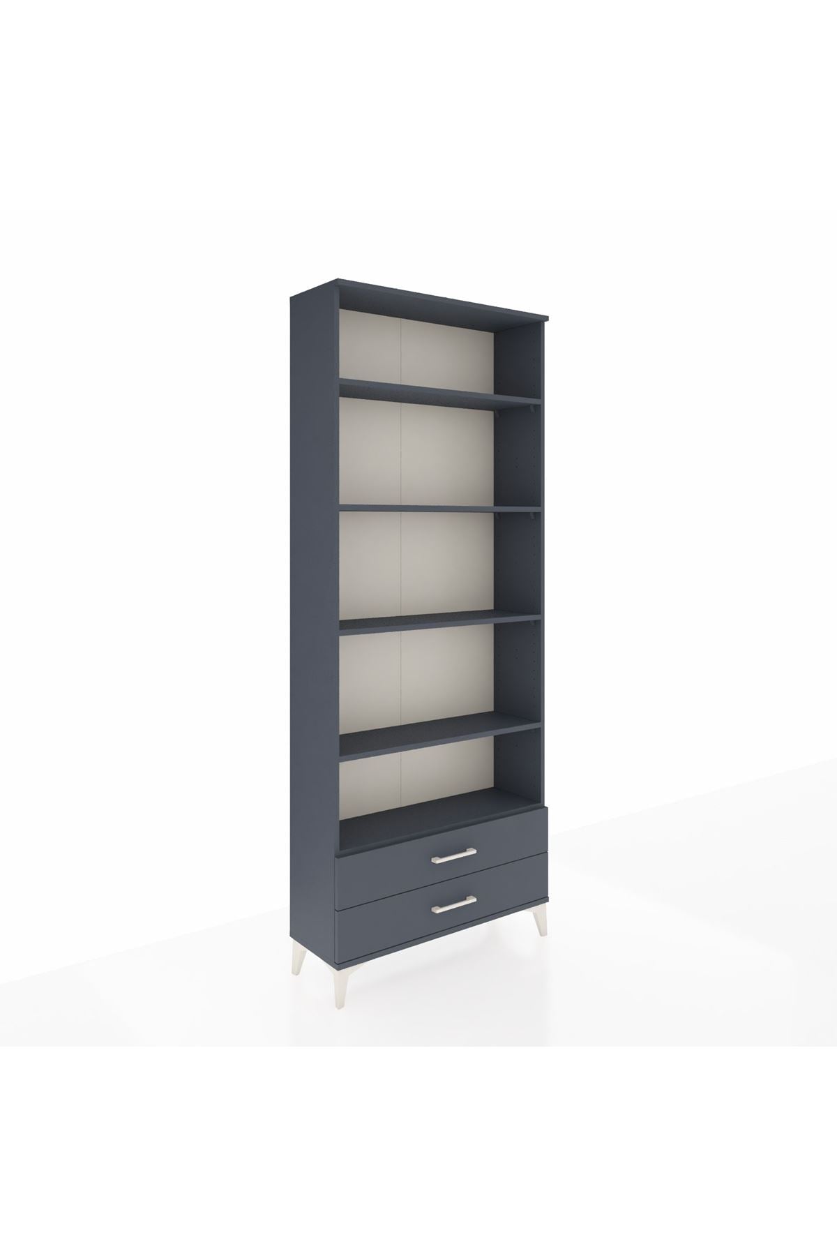 Arges Dolap 5 Raflı 2 Çekmeceli 88x30x221 - S30M008V5A