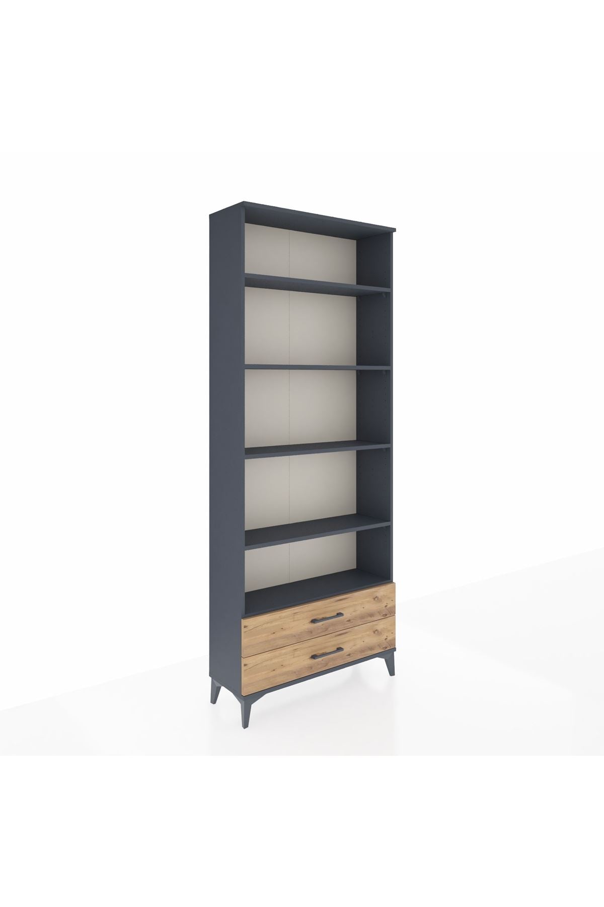 Arges Dolap 5 Raflı 2 Çekmeceli 88x30x221 - S30M008V6A