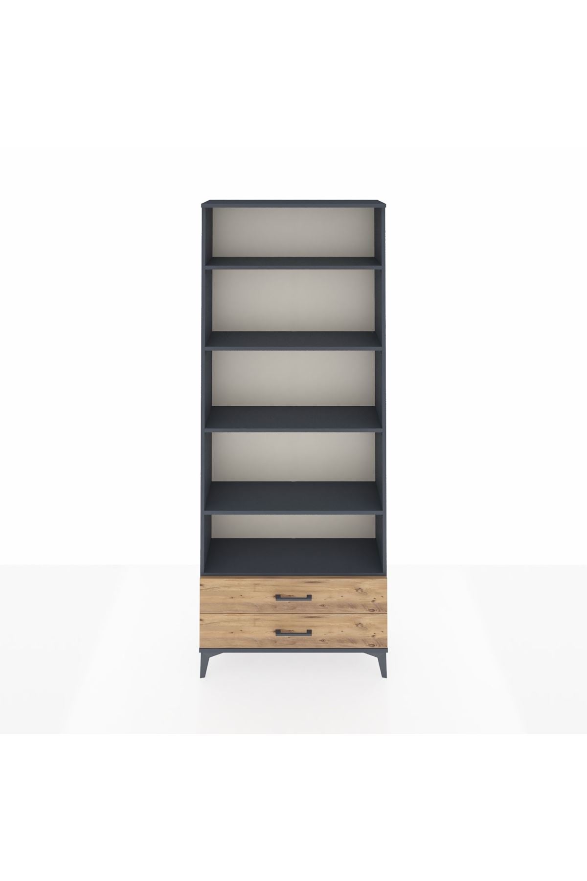Arges Dolap 5 Raflı 2 Çekmeceli 88x30x221 - S30M008V6A